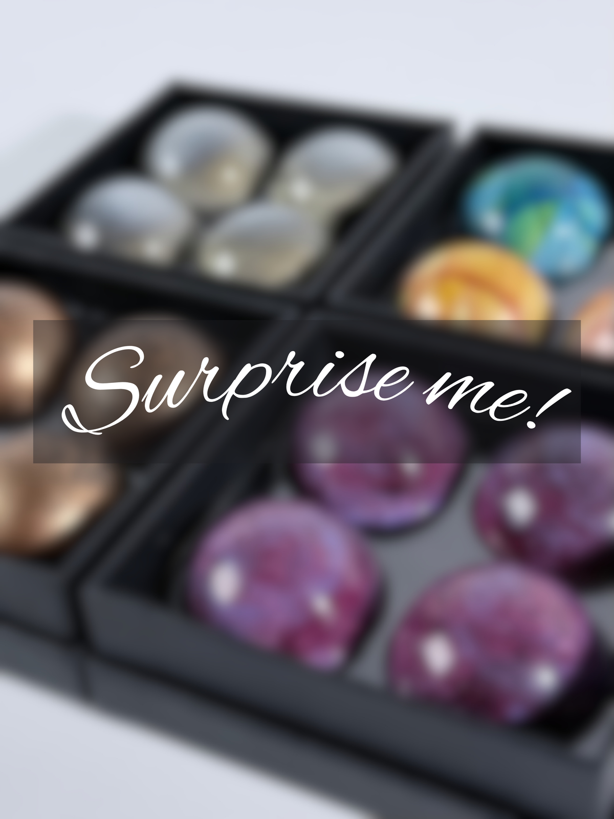 Surprise me! box of four bonbons